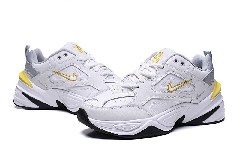 Women Nike M2K Tekno White Yellow Shoes